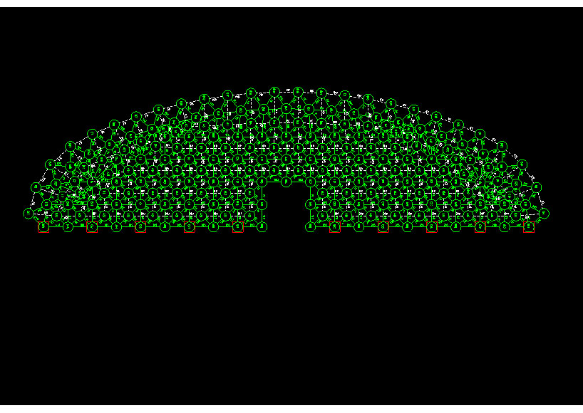 任丘锡林浩特91跨，1000米长干煤棚网架设计