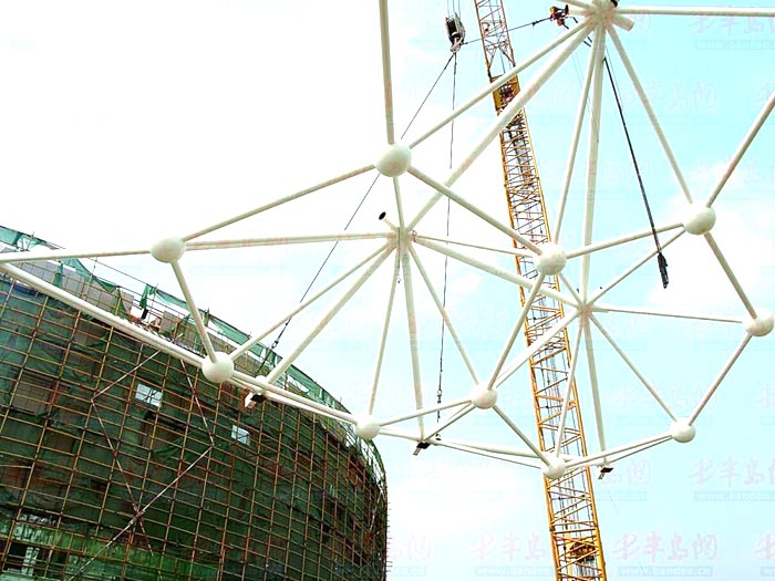 任丘体育馆网架安装