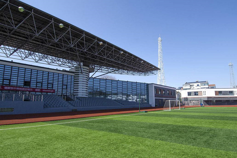 任丘体育场看台网架工程